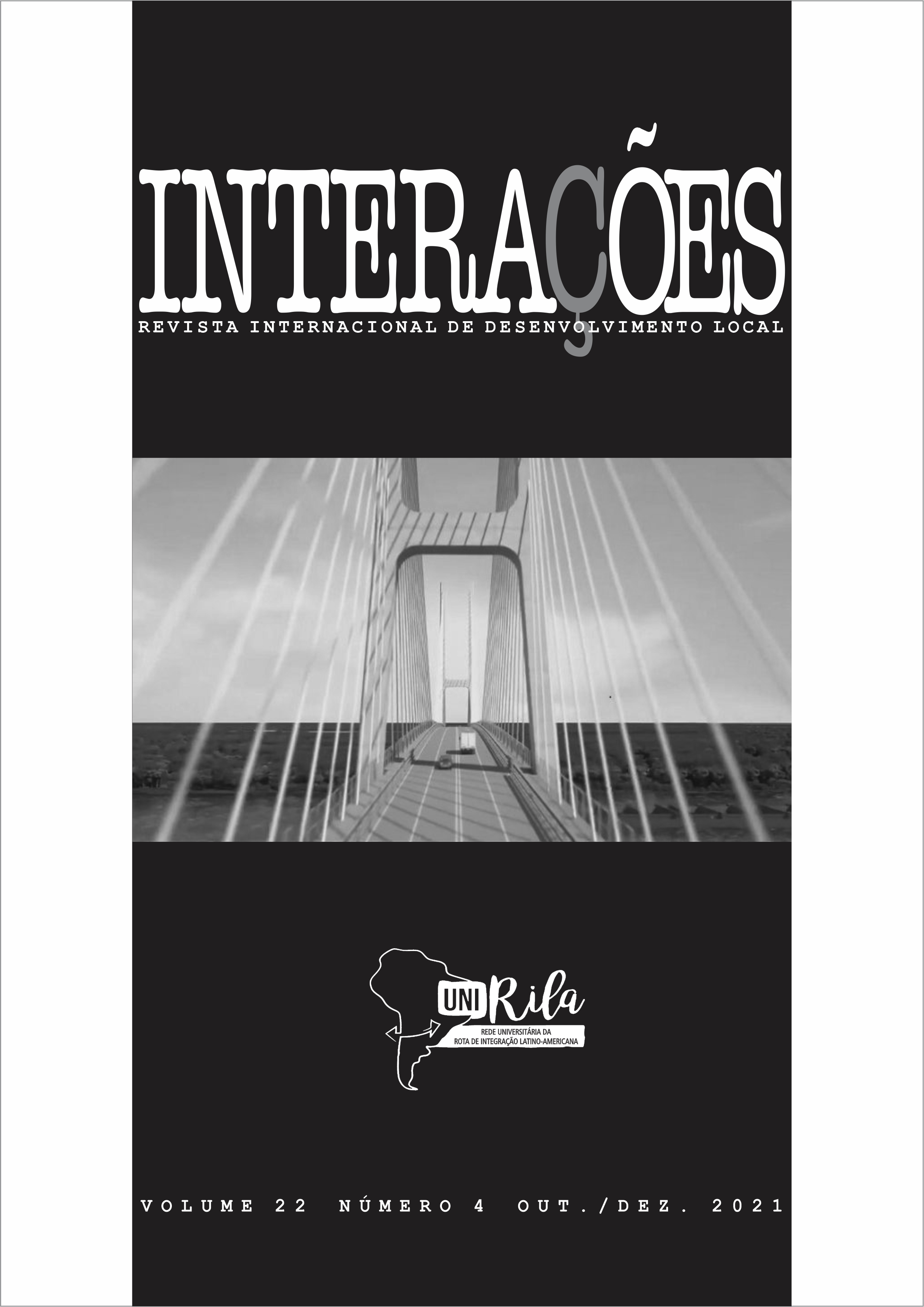 					Visualizar Interações v. 22, n. 4, out./dez. 2021 - Dossiê II: Desafios da Integração na Rota Bioceânica (Brasil, Paraguai, Argentina e Chile)
				